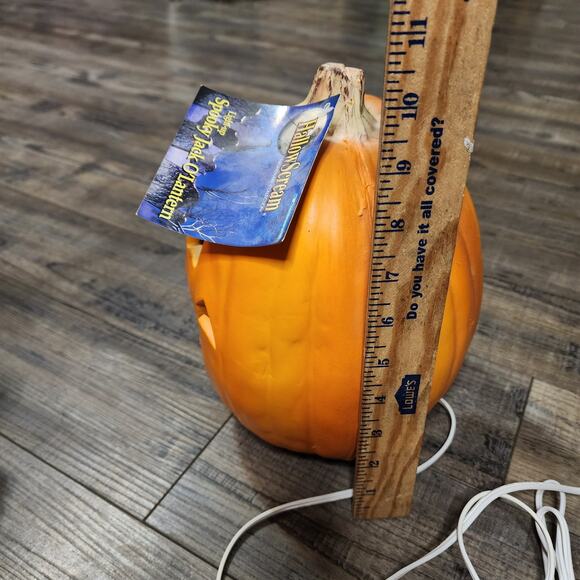 HallowScream foam spooky Jack-o-lantern. Light up Halloween decoration vintage - Picture 8 of 10